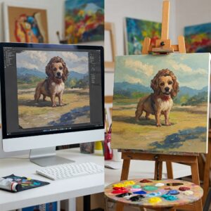 AI Art image to Painting